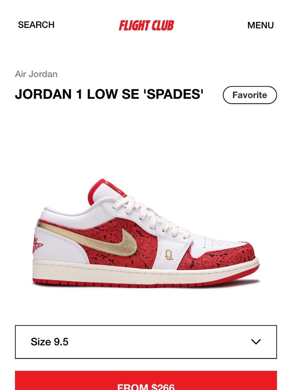 Air Jordan 1 Low SE “Spades”